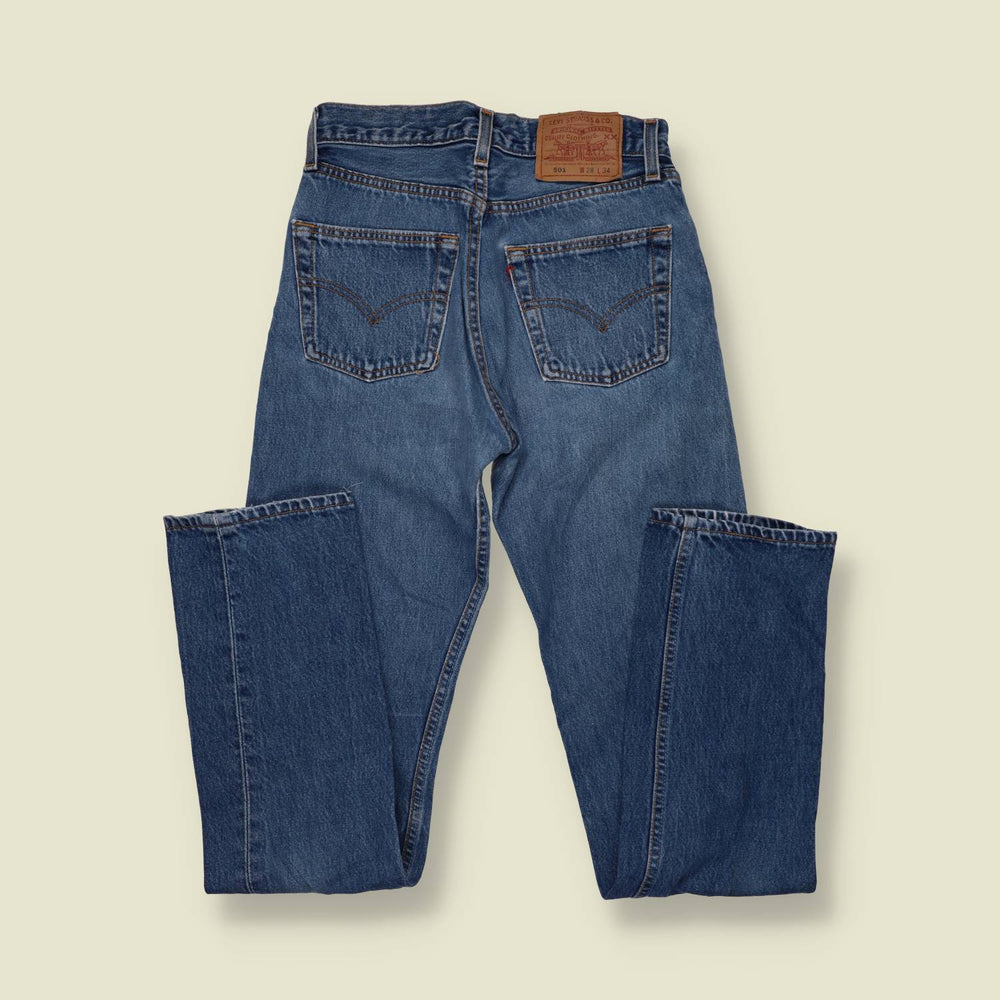 1980s | Levi's 501 | Made in USA | Jeans | Blue Wash - w28