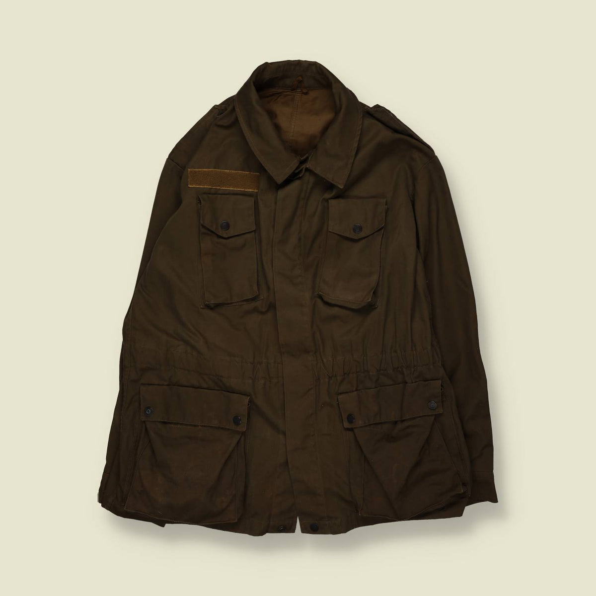 1992 | Italian Military Field Jacket | Olive Brown - S