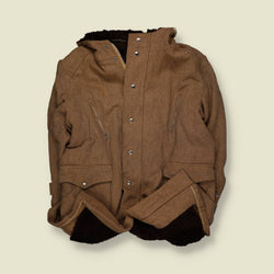 1970s | Heavyweight Duffle Coat | Brown - XXL