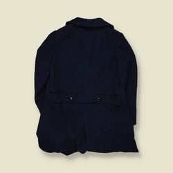 1970s | Lina Cavenello | Navy Single-Breasted Coat - 12