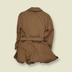 1970s | Del Oames | Camel Double-Breasted Belted Coat - 6