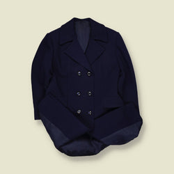 1970s | Navy Double-Breasted Coat - 8