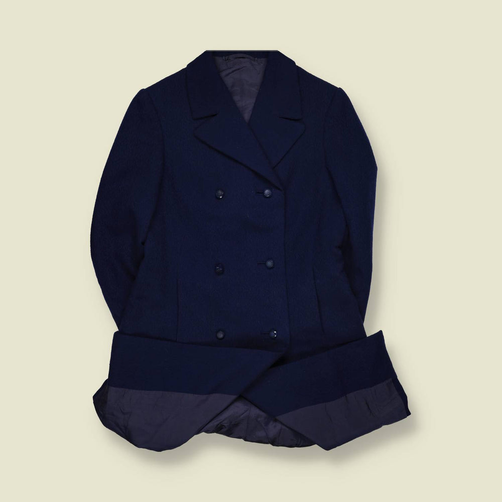1970s | Navy Double-Breasted Coat - 8