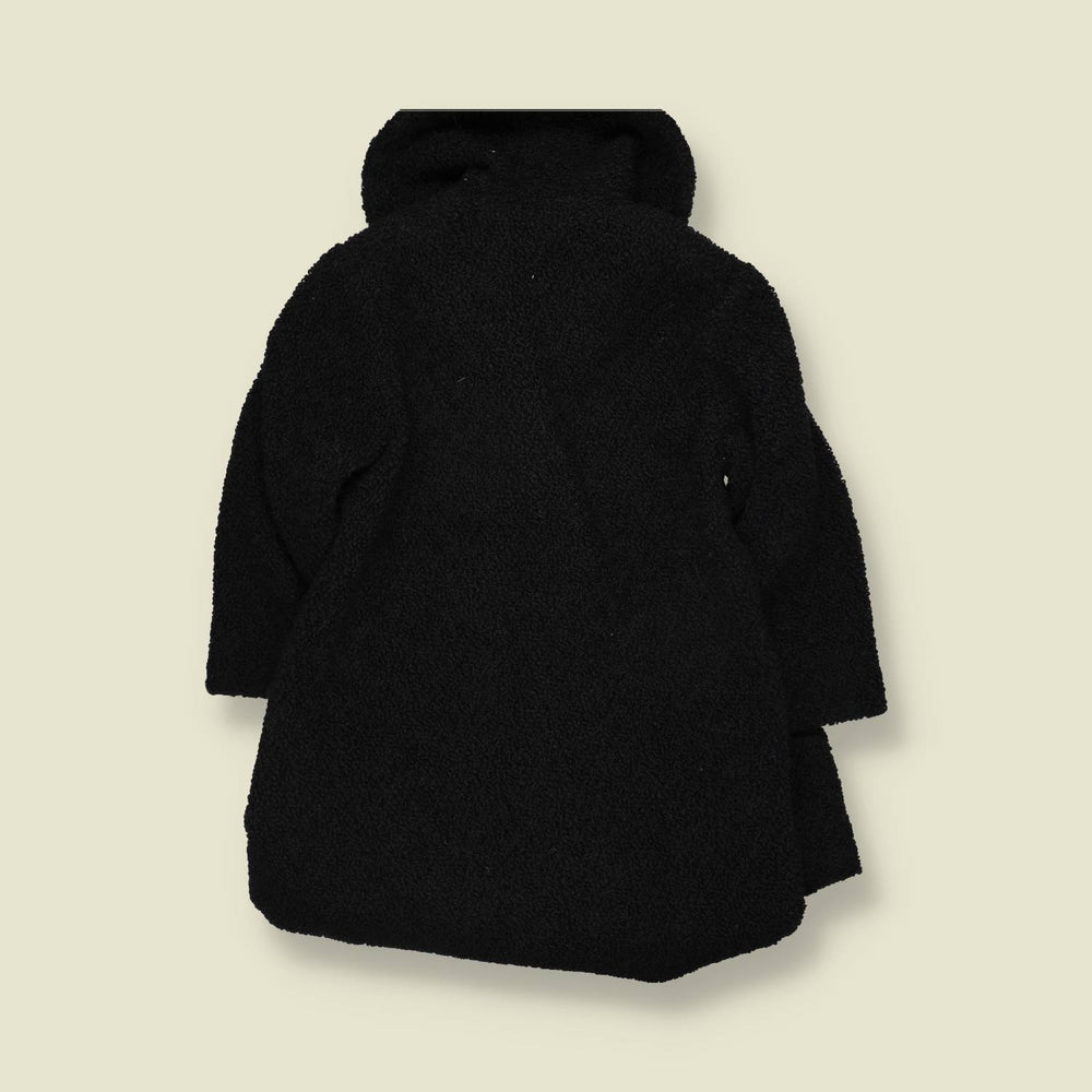 1950s | Black Faux Astrakhan Coat - 10