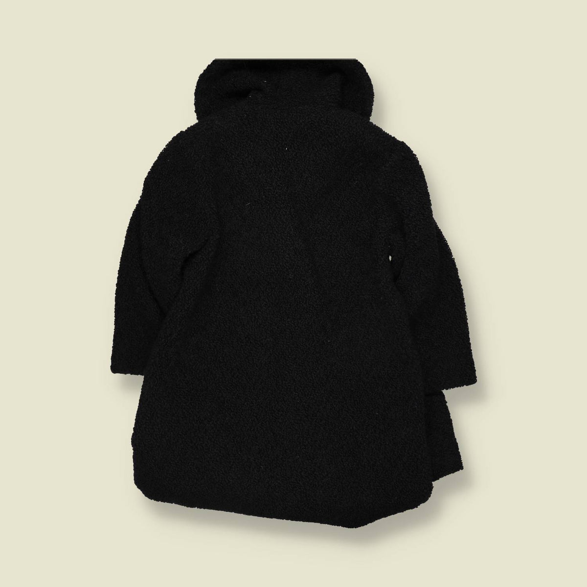 1950s | Black Faux Astrakhan Coat - 10