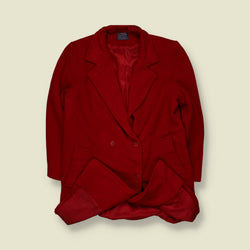 1970s | Pendleton | Red Double-Breasted Coat - 14