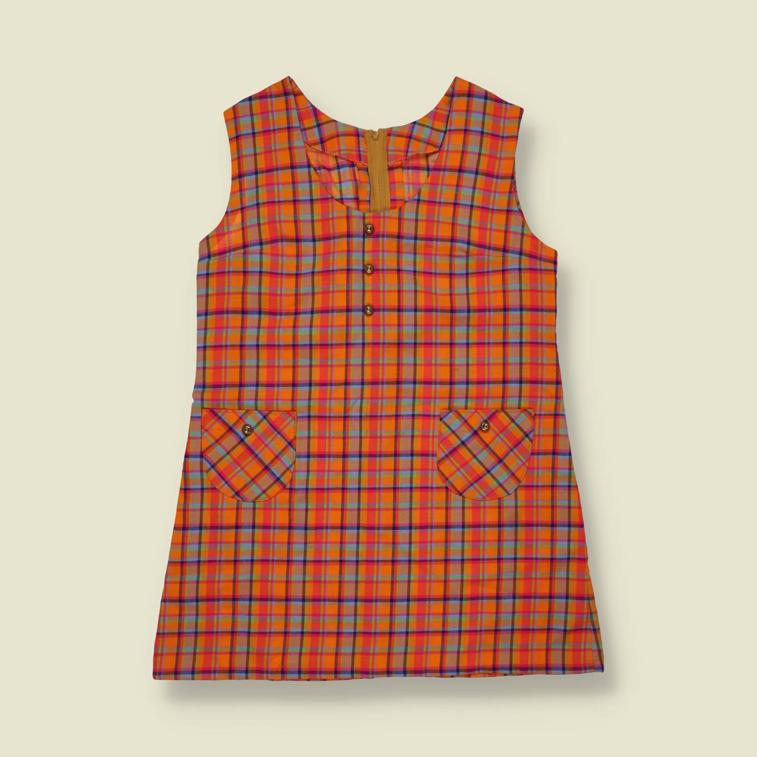 1970s | Cotton Blend Long Top - 6