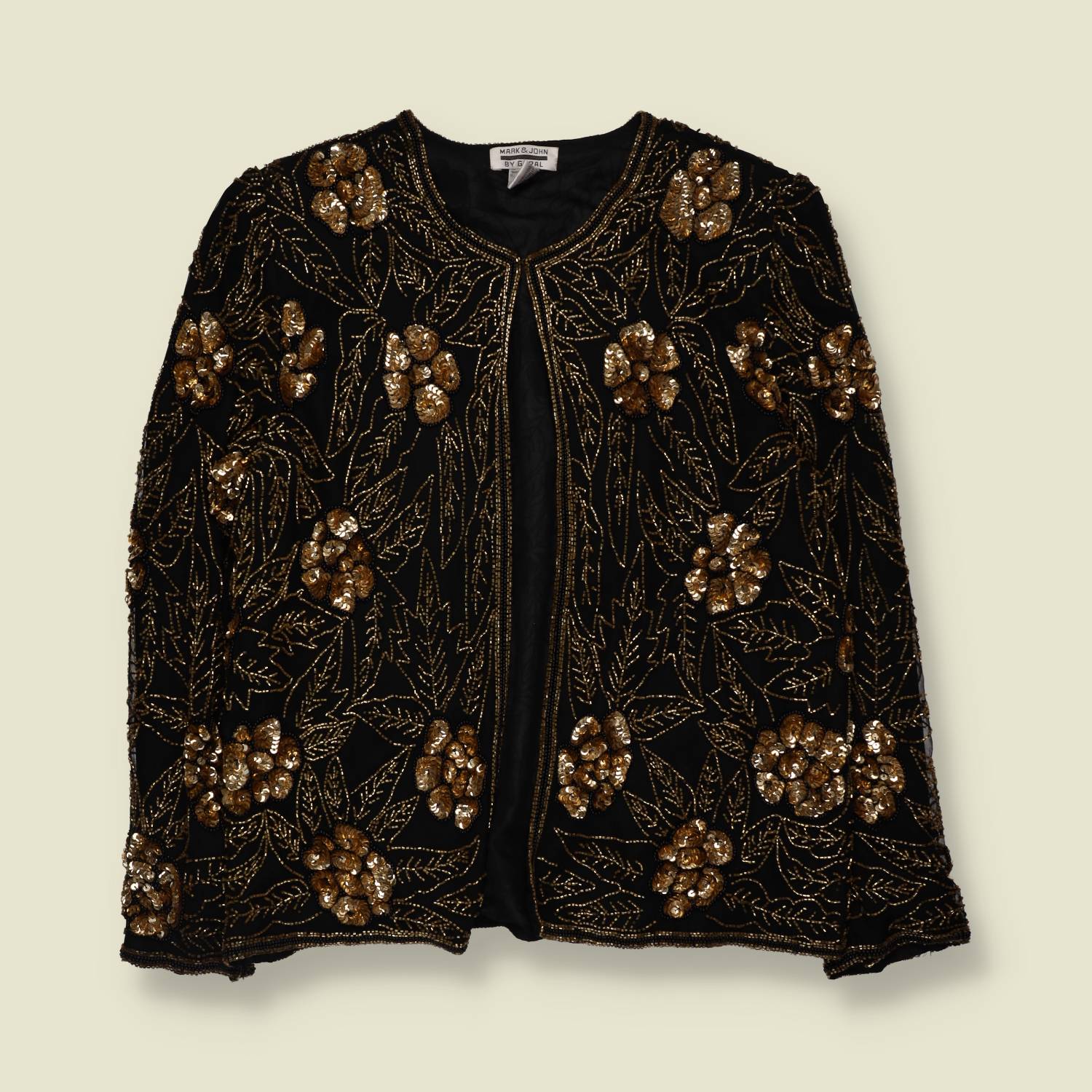 1980s | Mark & John By G | Made in India | Silk Embellished Evening Jacket - 10
