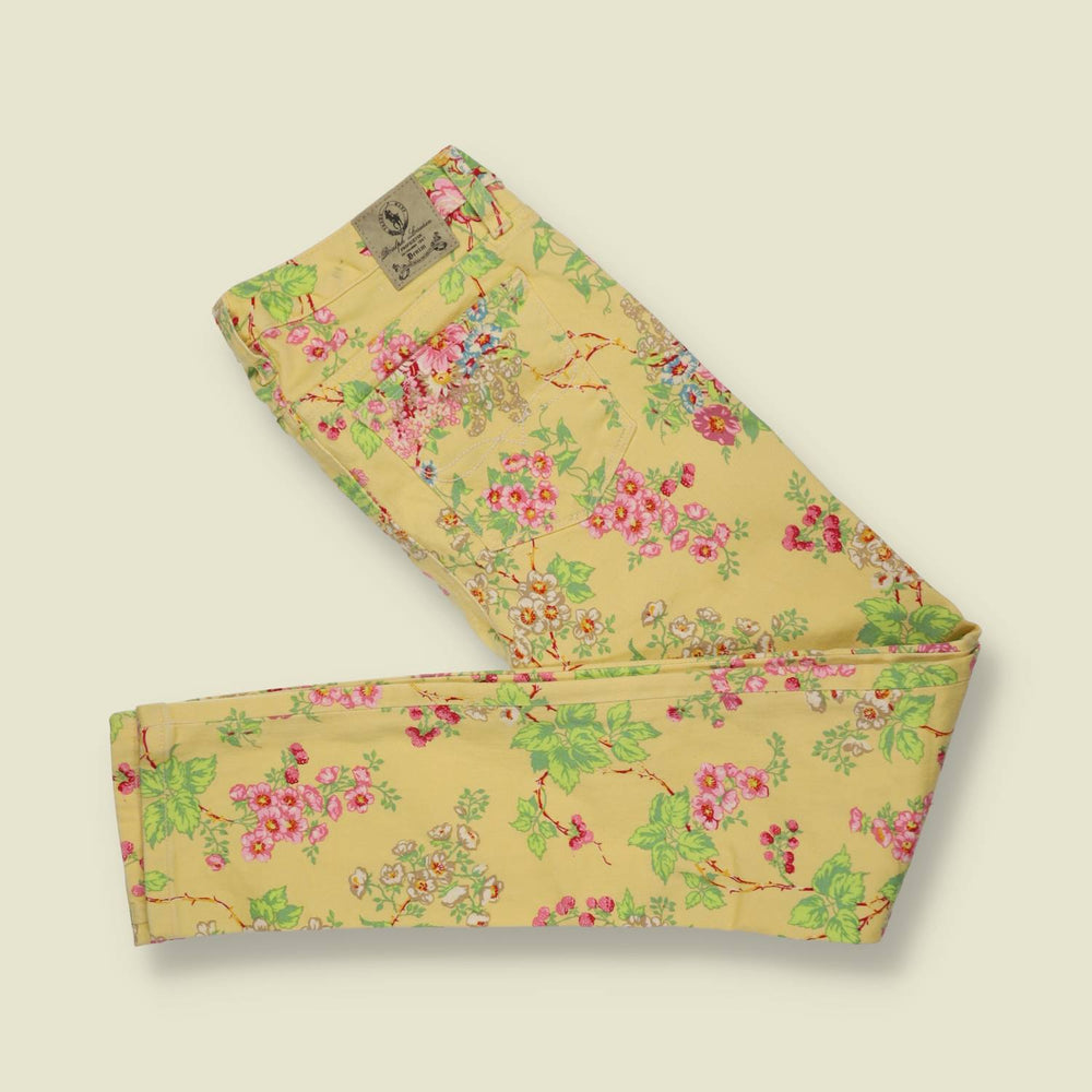 1990s | Ralph Lauren | Floral Skinny Jeans - w30
