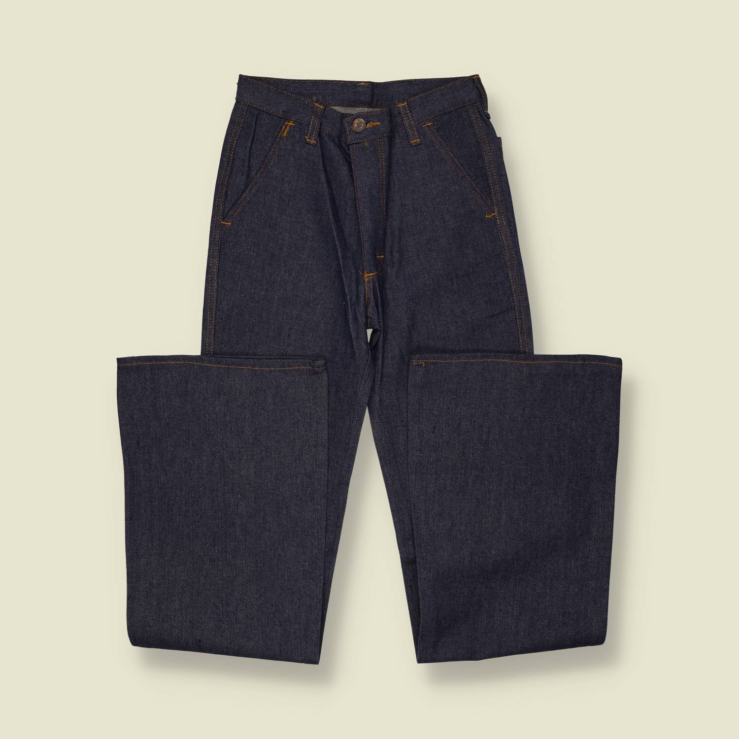 1970s | Deadstock Flared Jeans | Indigo - w26