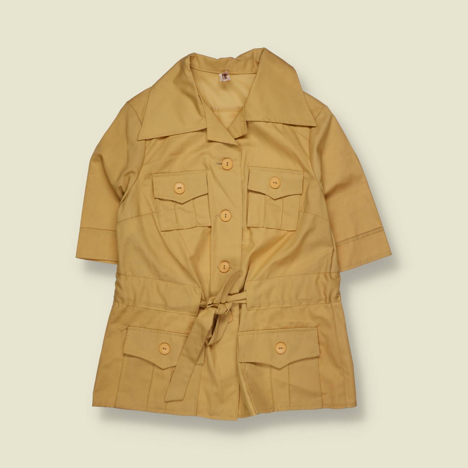 1970s | Safari Shirt | Tan - 10