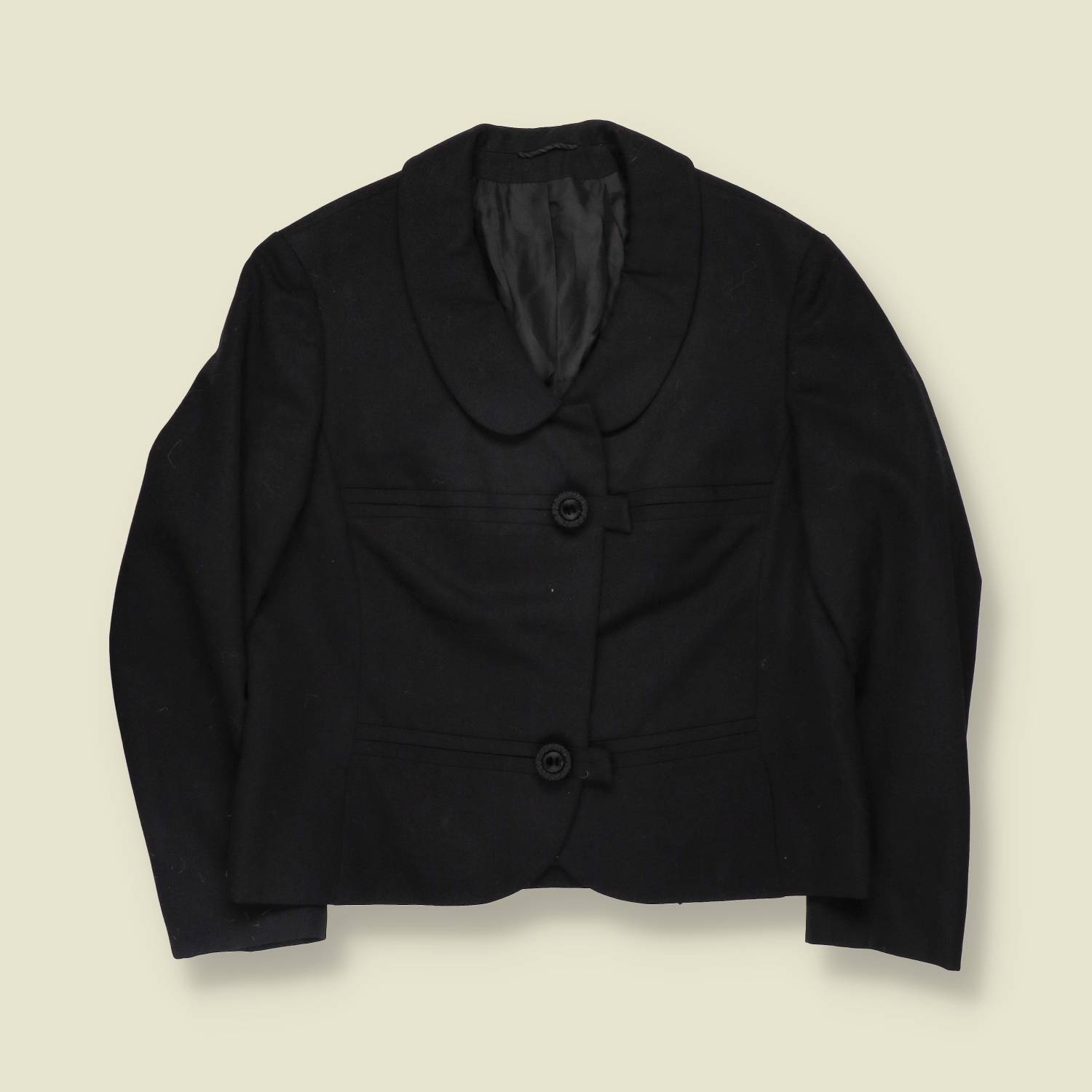 1960s | Black Evening Jacket - 14