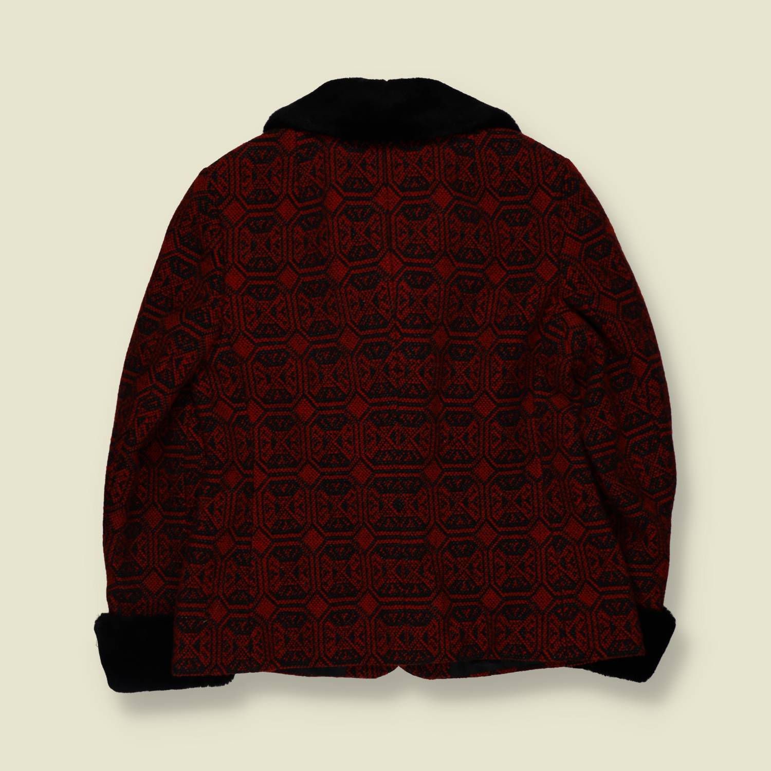 1960s–1970s | Goldix | Wool Coat | Red And Black - 10
