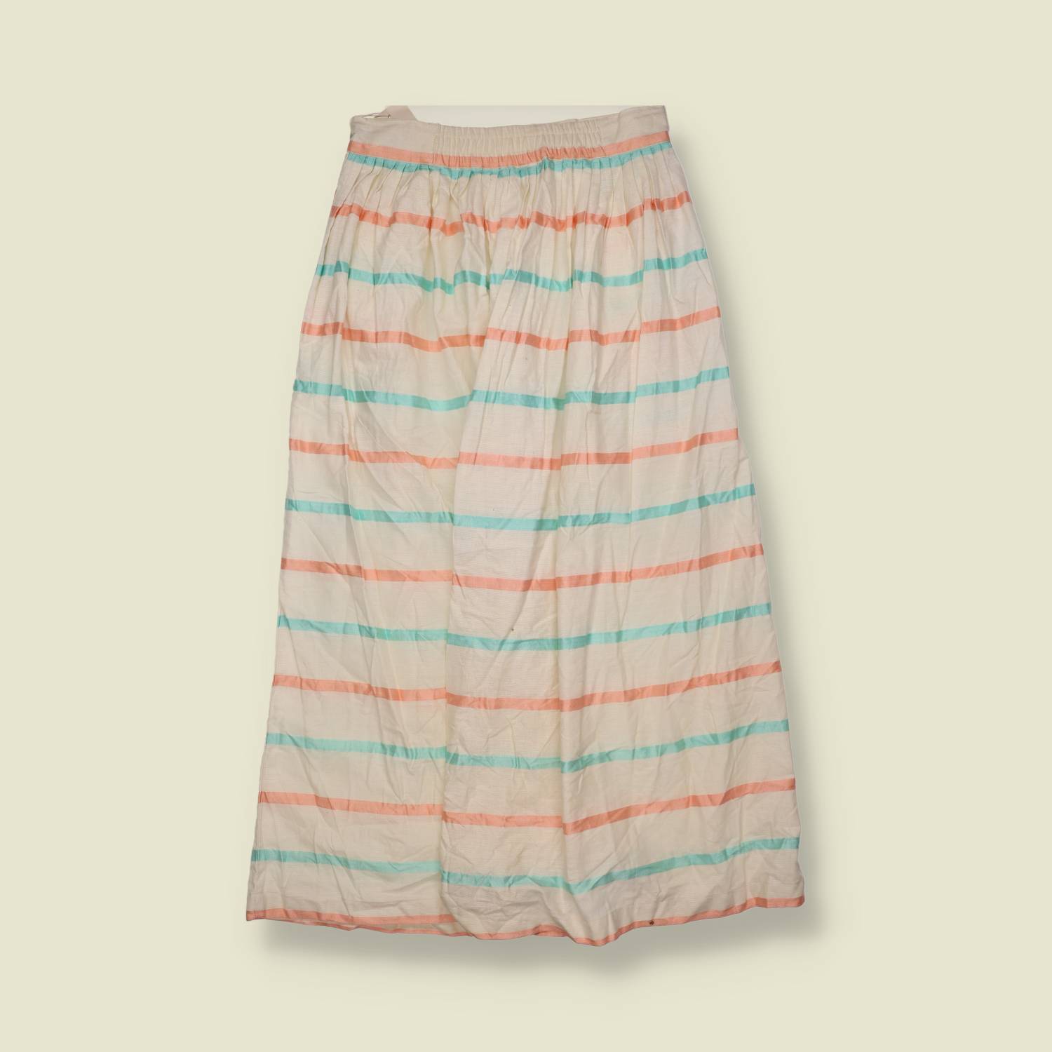 1980s | Deadstock Cotton Skirt | Made In Nepal - w26