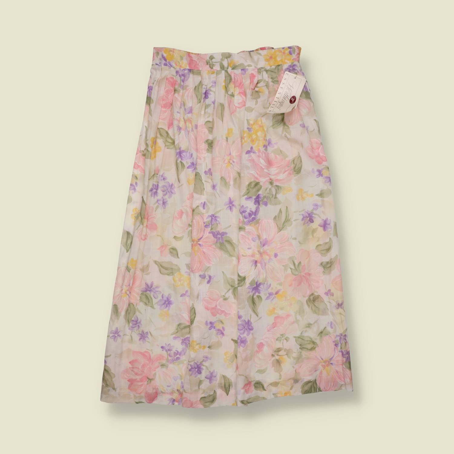1980s | Worthington | Deadstock Floral Skirt | Made In USA - w30