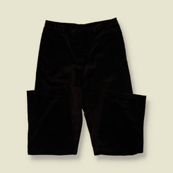 1990s | Velvet Trousers | Green - w28