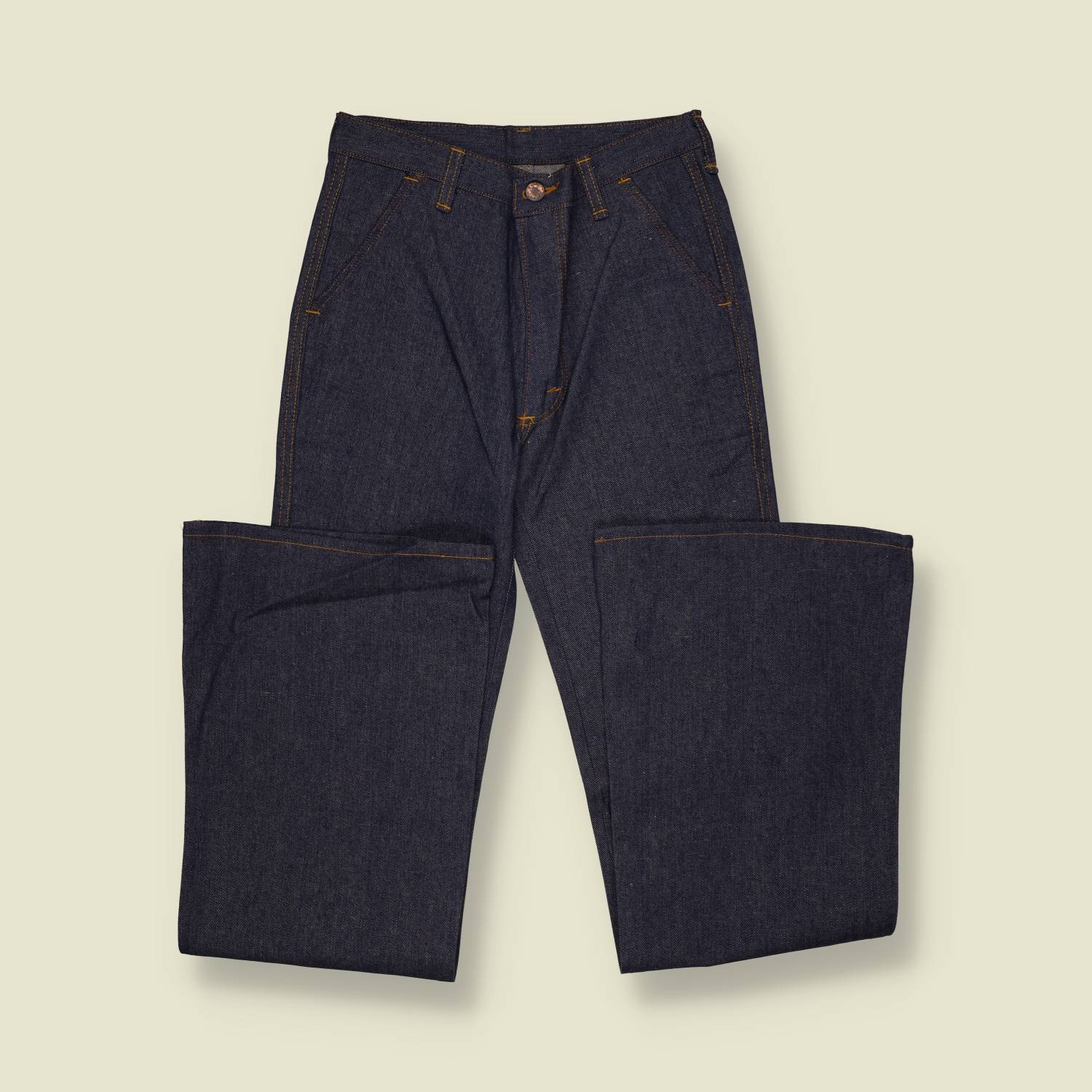 1970s | Deadstock Flared Jeans | Indigo - w26