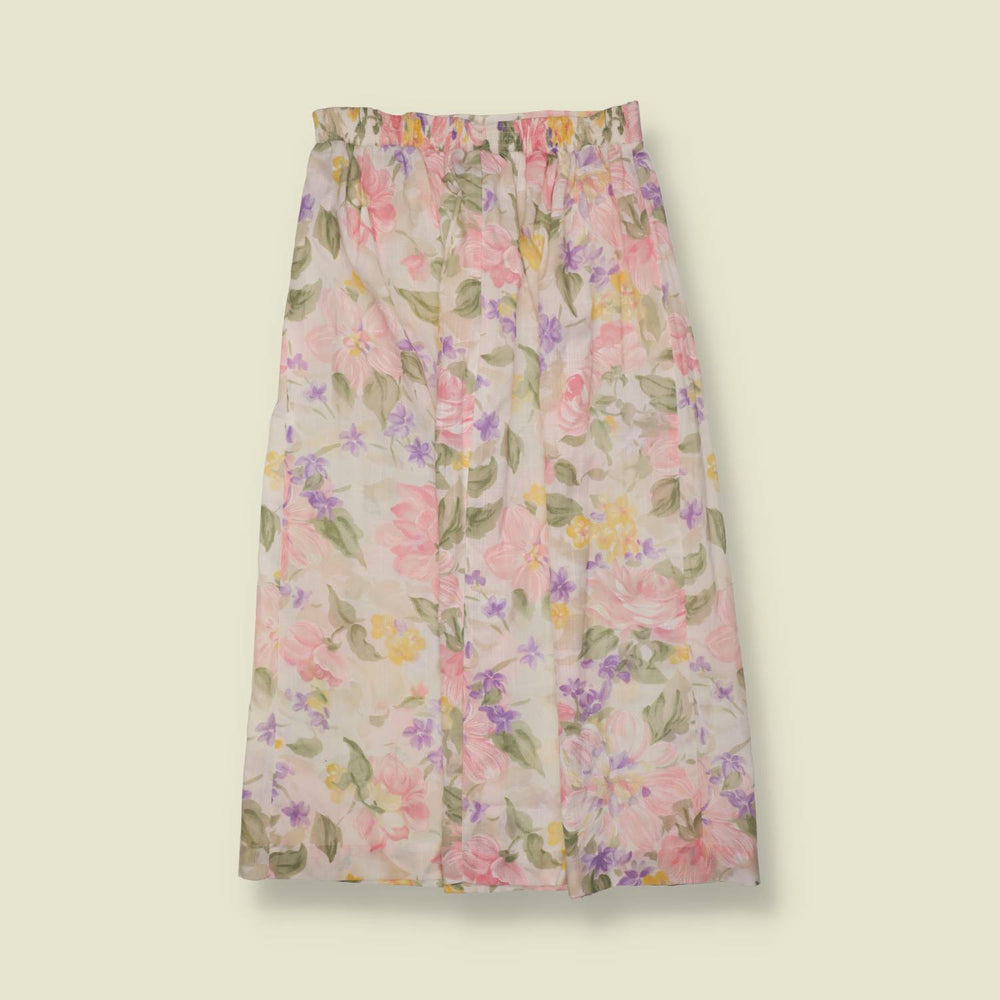1980s | Worthington | Deadstock Floral Skirt | Made In USA - w30
