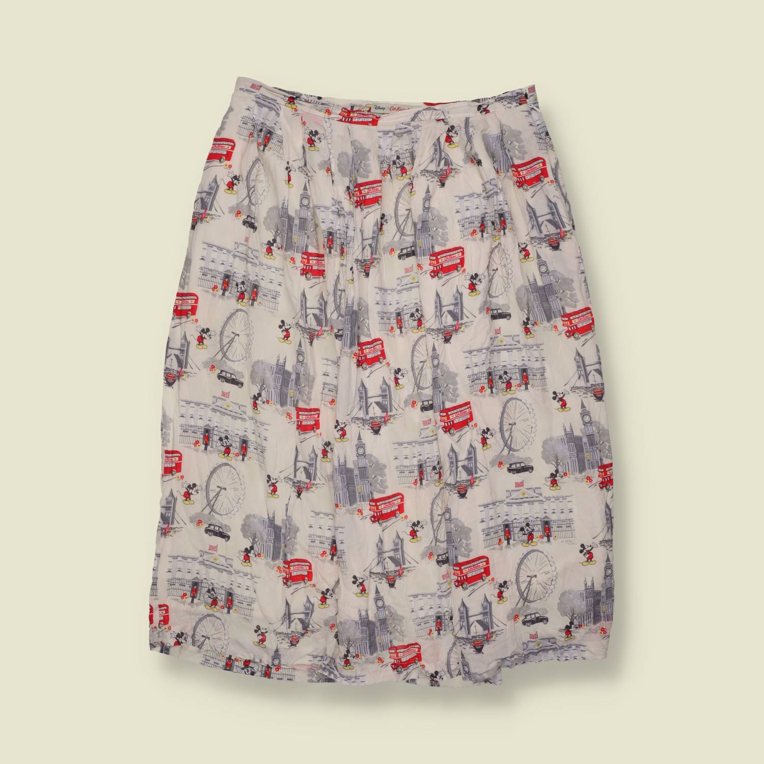 2000s | Disney X Cath Kidston | Skirt | London Print - w30
