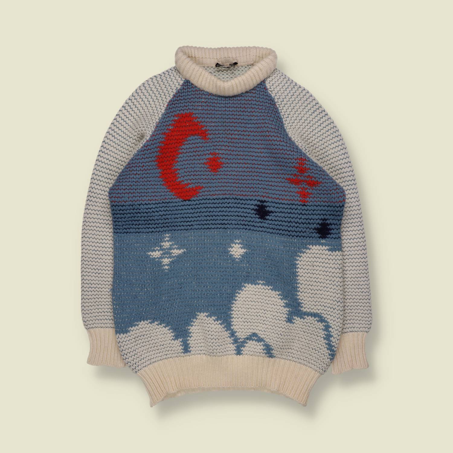 1970s | Fem Mod | Roll Neck Knit - 14