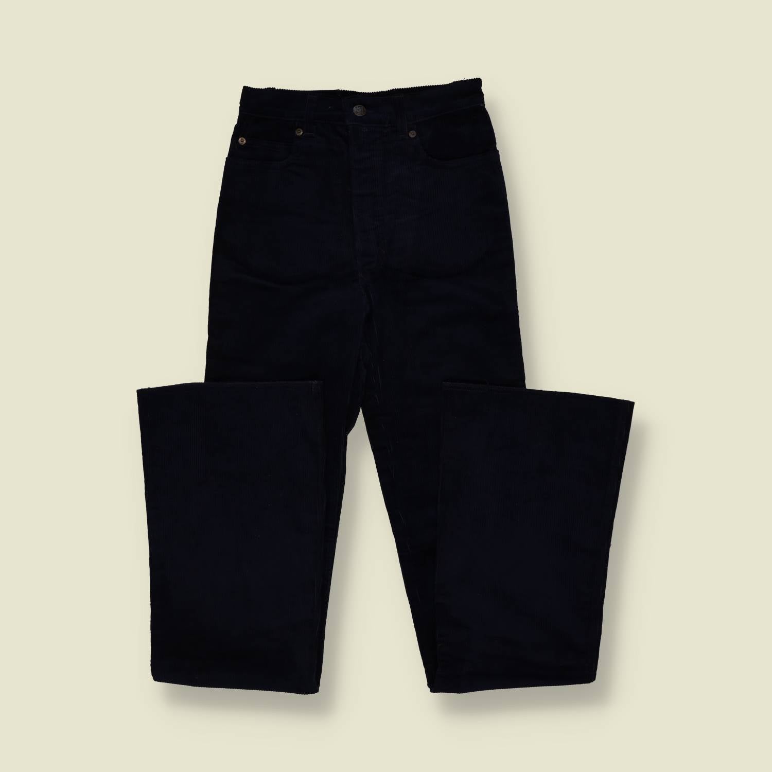 1970s | Bell | Blue Corduroy Flares - w26