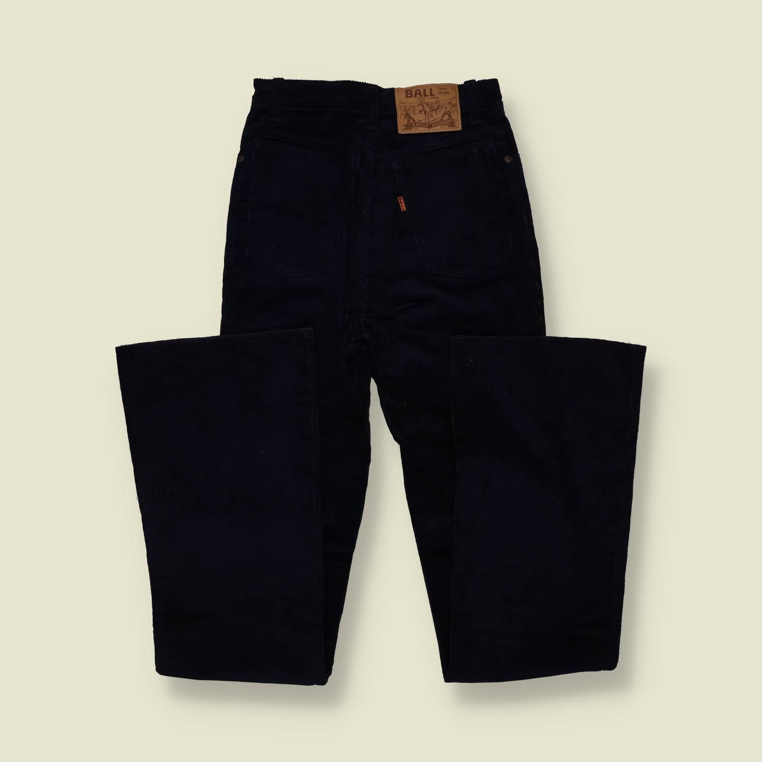 1970s | Bell | Blue Corduroy Flares - w26
