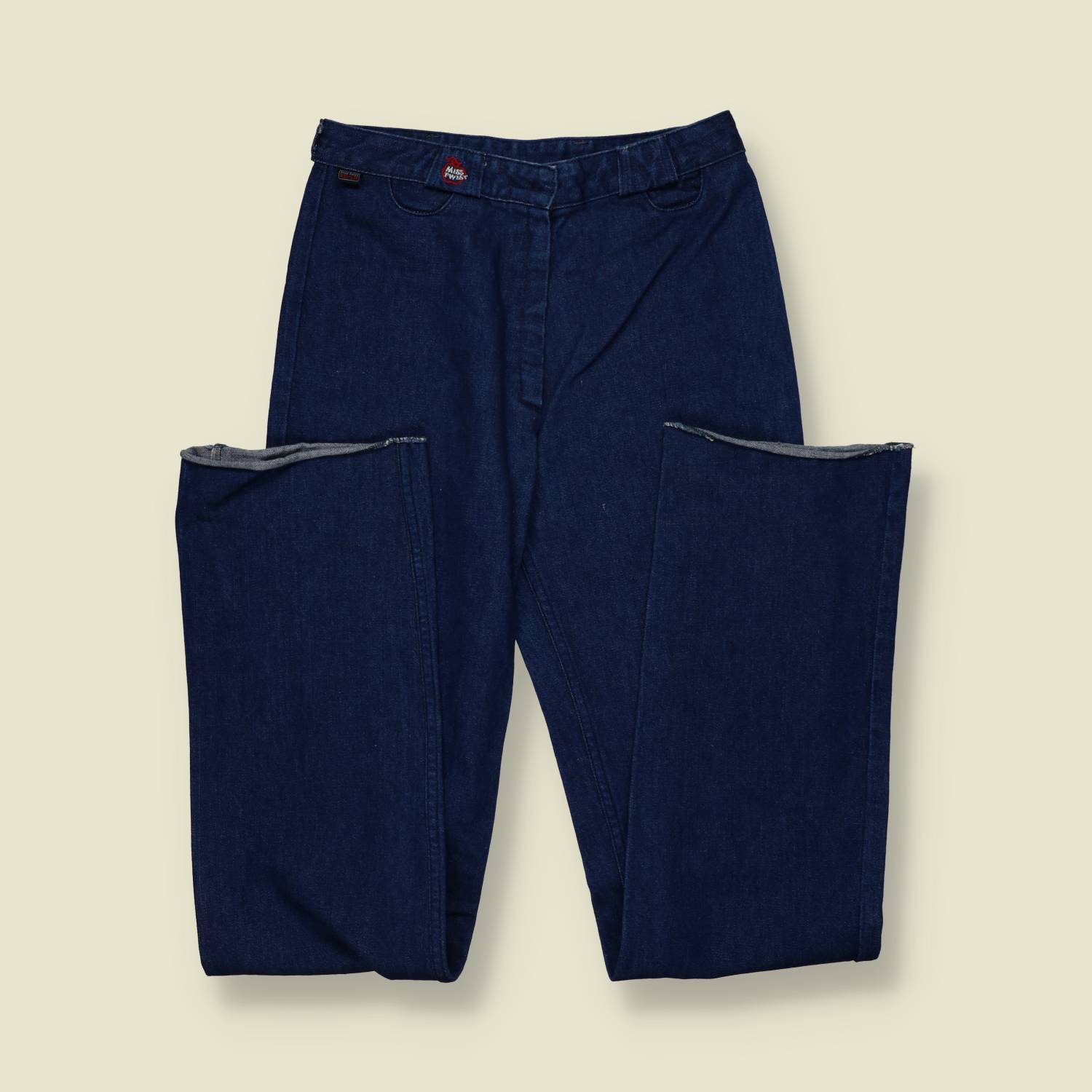 1970s–1980s | Miss Twist | Unhemmed Jeans - w30