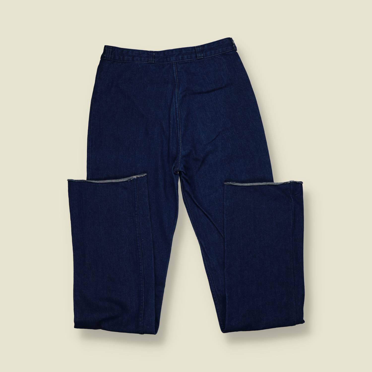 1970s–1980s | Miss Twist | Unhemmed Jeans - w30