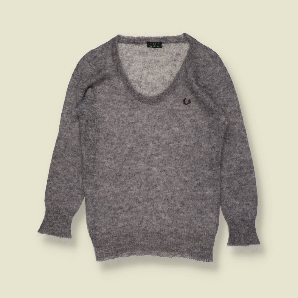 1990s | Fred Perry | Goat Cashmere Blend Knit Jumper - 8