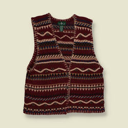 1990s | Hunt Club | Knitted Waistcoat - 14