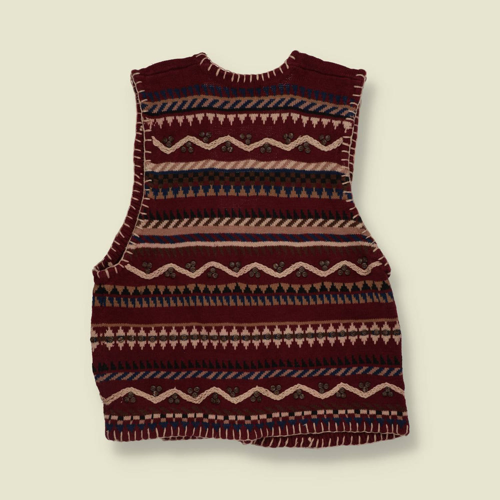 1990s | Hunt Club | Knitted Waistcoat - 14