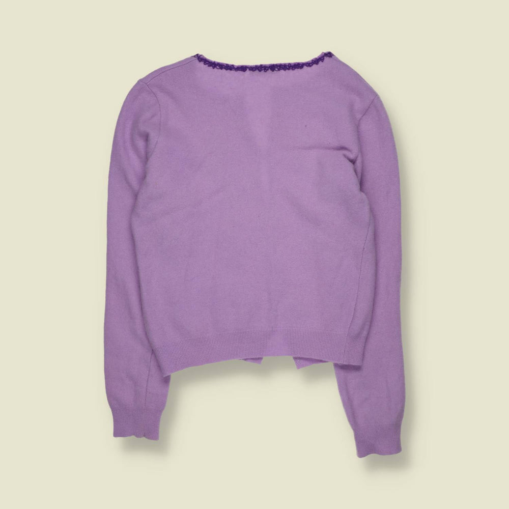 1990s | Moschino Cheap and Chic | Embellished Knit Cardigan - 10