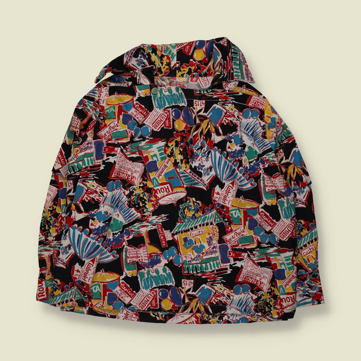 1970s | Reworked Printed Blouse - 18