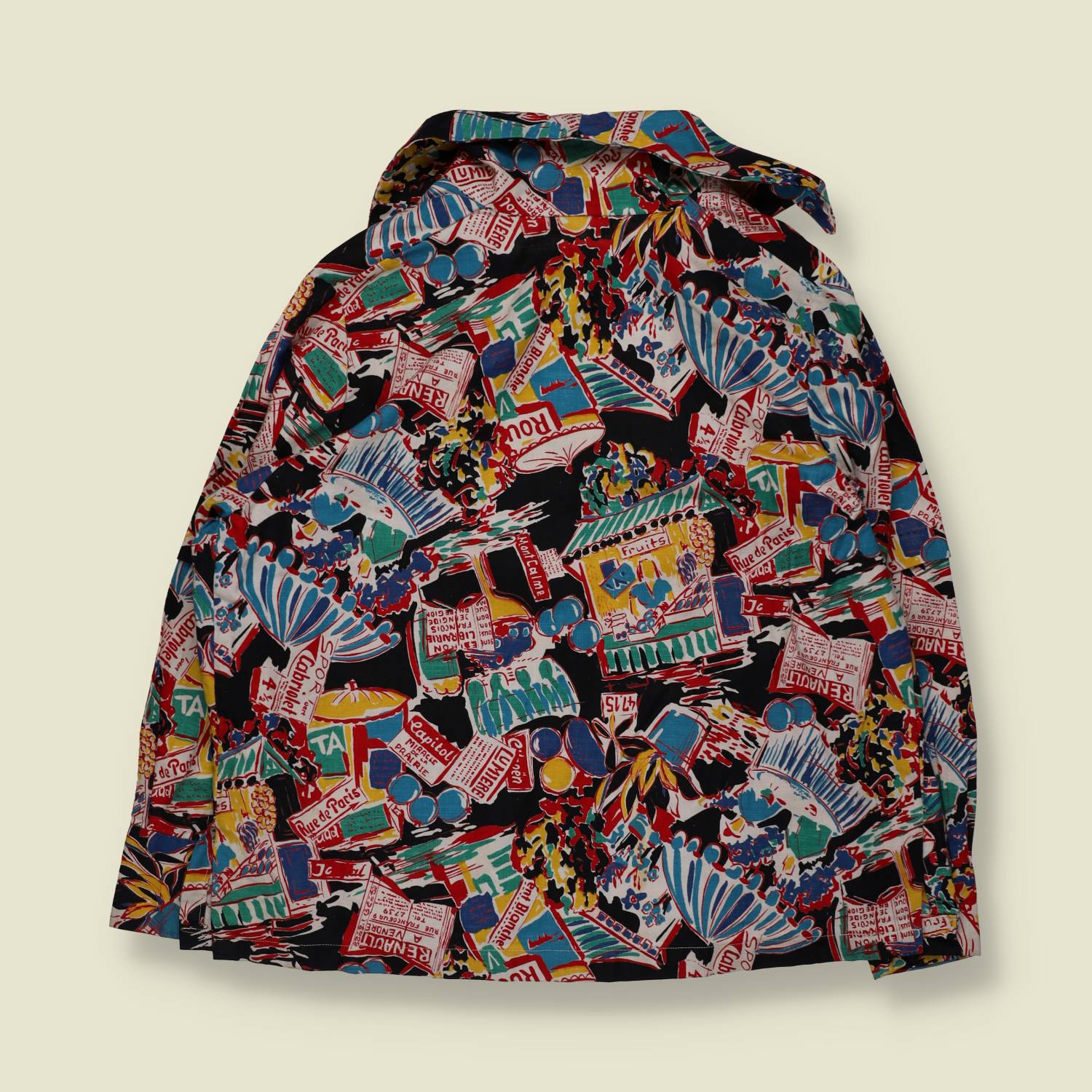 1970s | Reworked Printed Blouse - 18