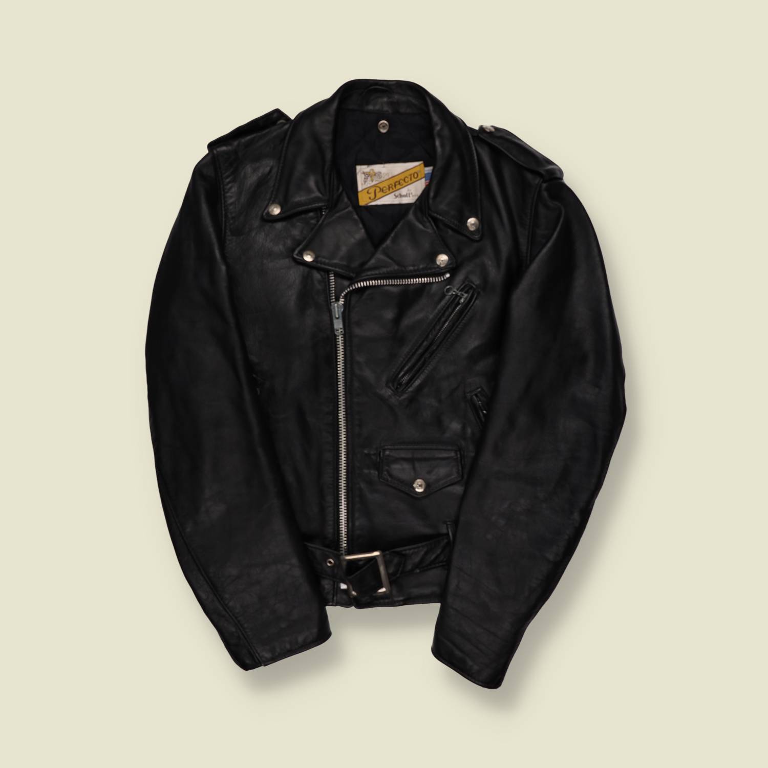 1970s/80s Made in USA Schott Perfecto Biker Jacket - XS