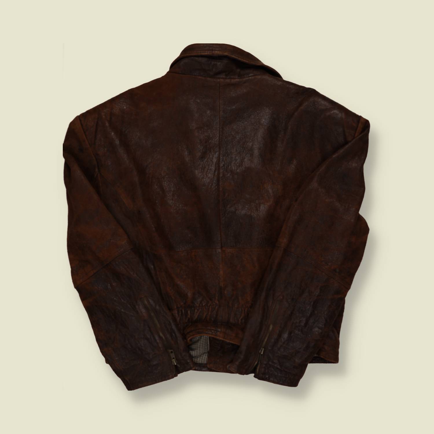 1980s Dog Lined Flight Jacket - XL
