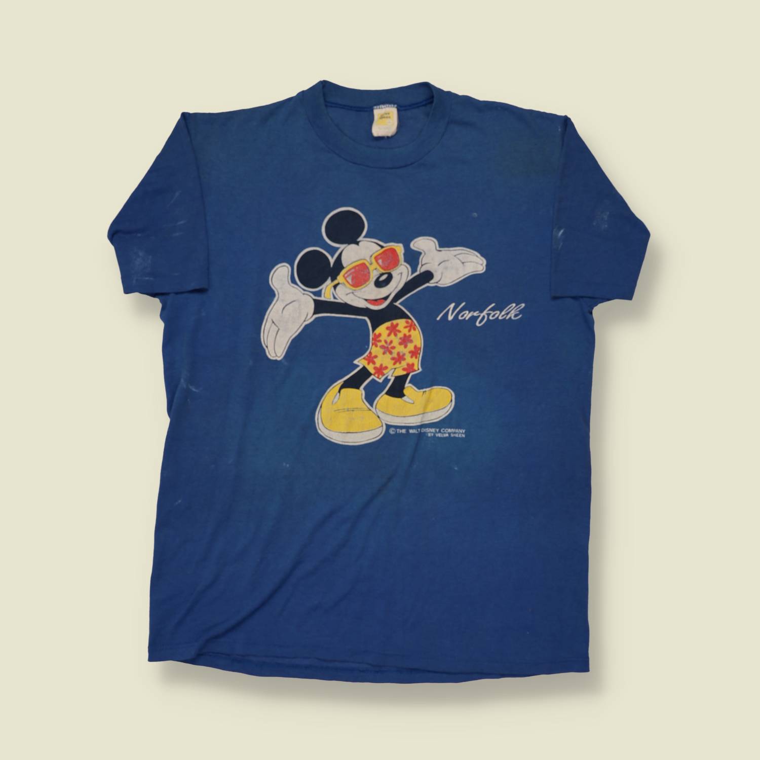 1980s Velva Sheen Mickey Mouse Norfolk Tee -
