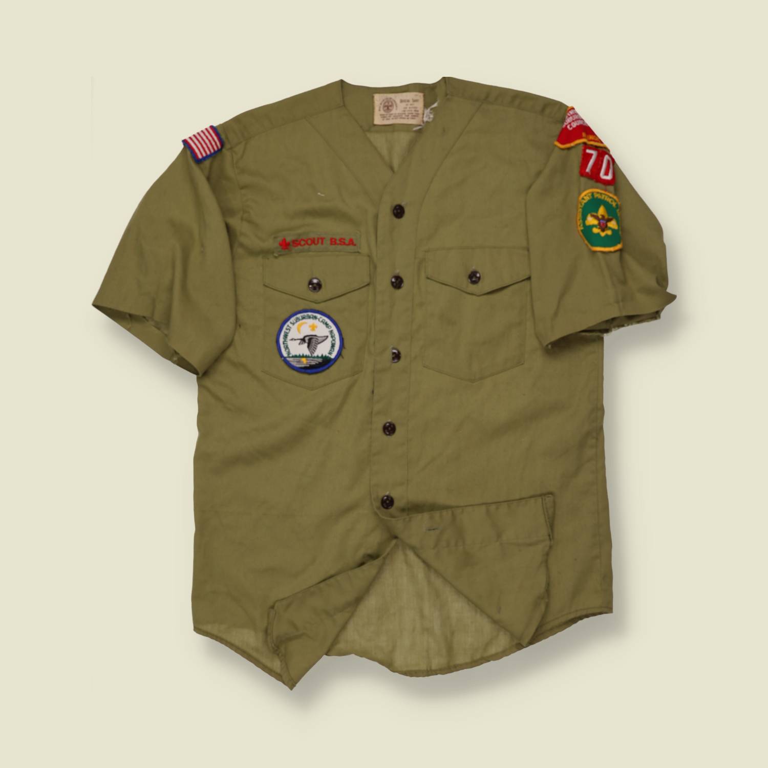 1960/70s Boy Scouts of America Shirt - S