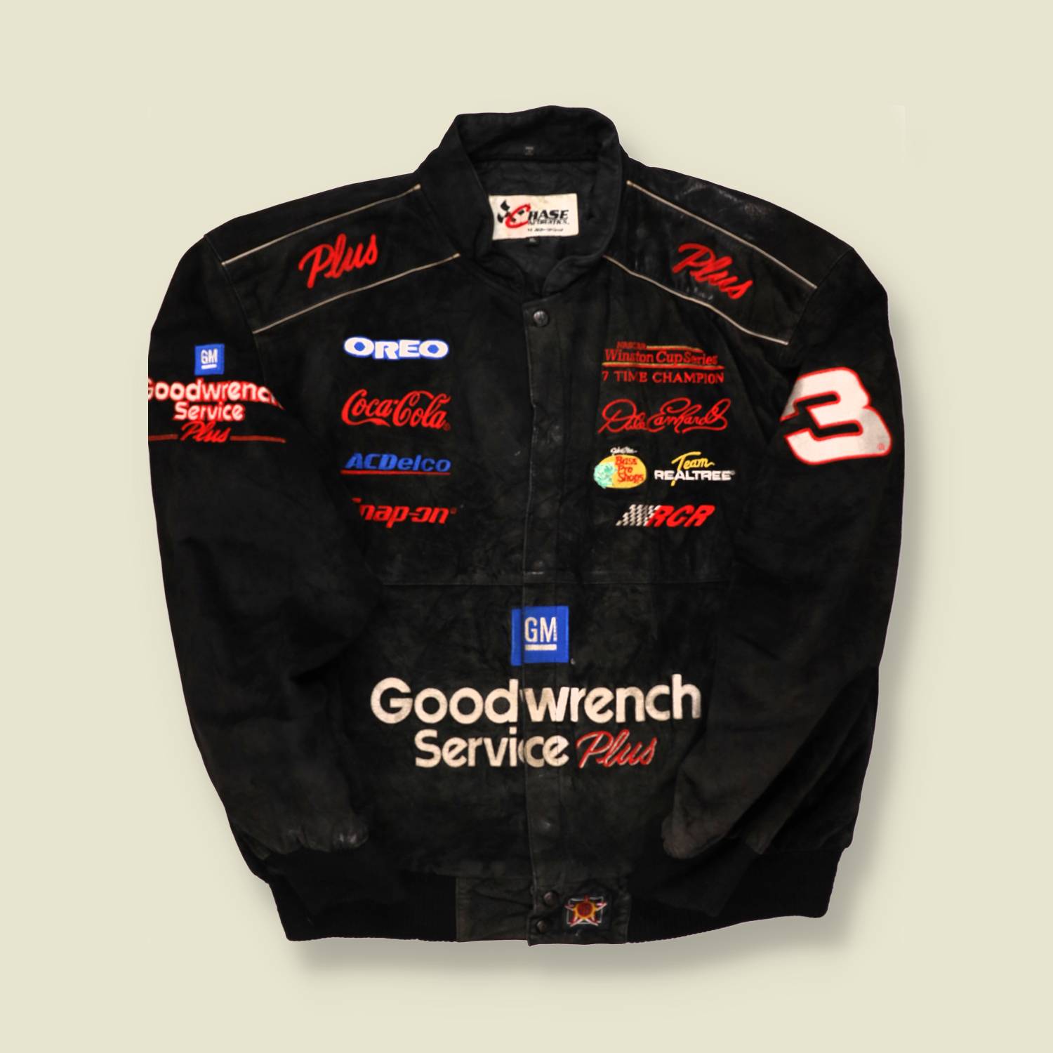 2000s Goodwrench NASCAR Leather Jacket - XL