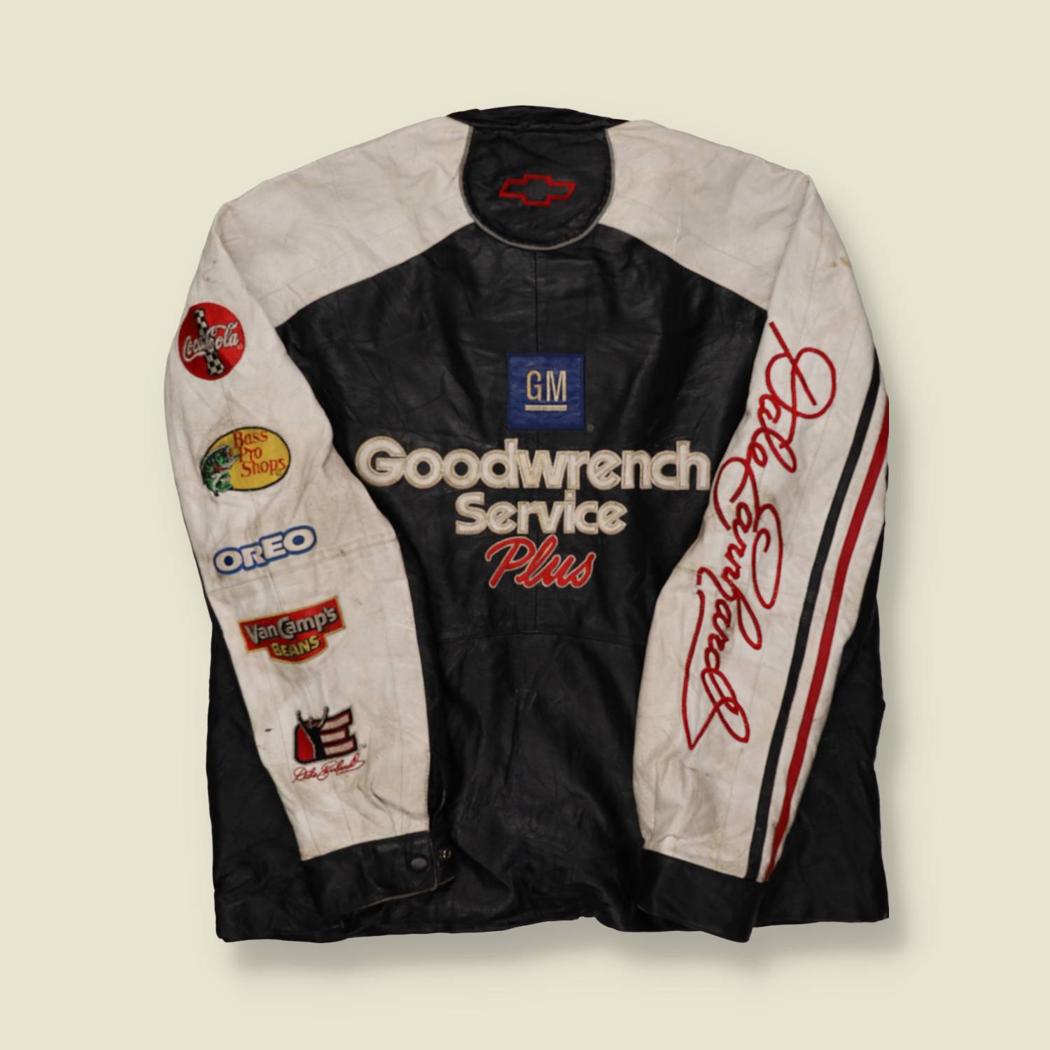 20OOs Wilsons Chase Dale Earnhardt Leather Jacket - M/L