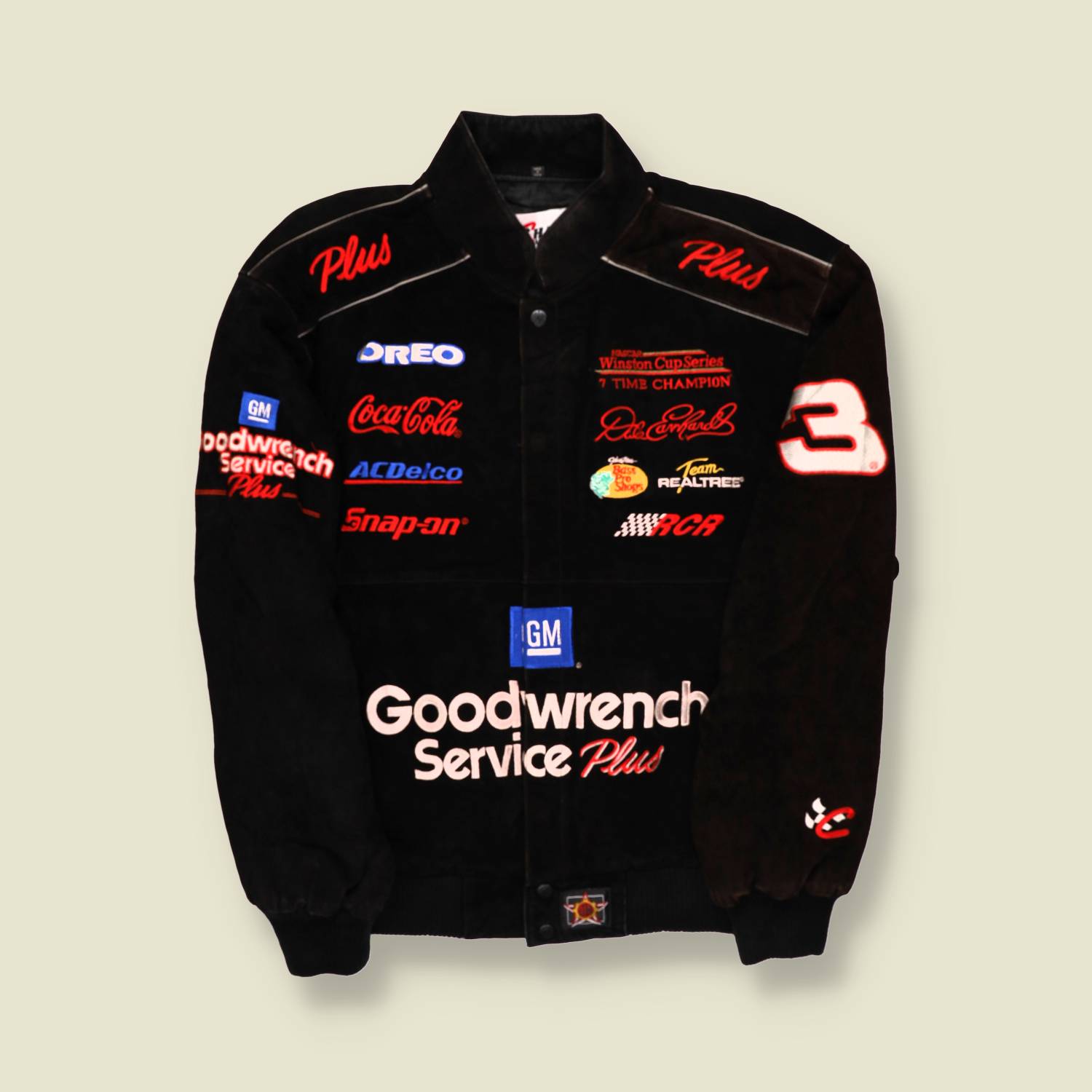 2000s Goodwrench NASCAR Leather Jacket - M/L