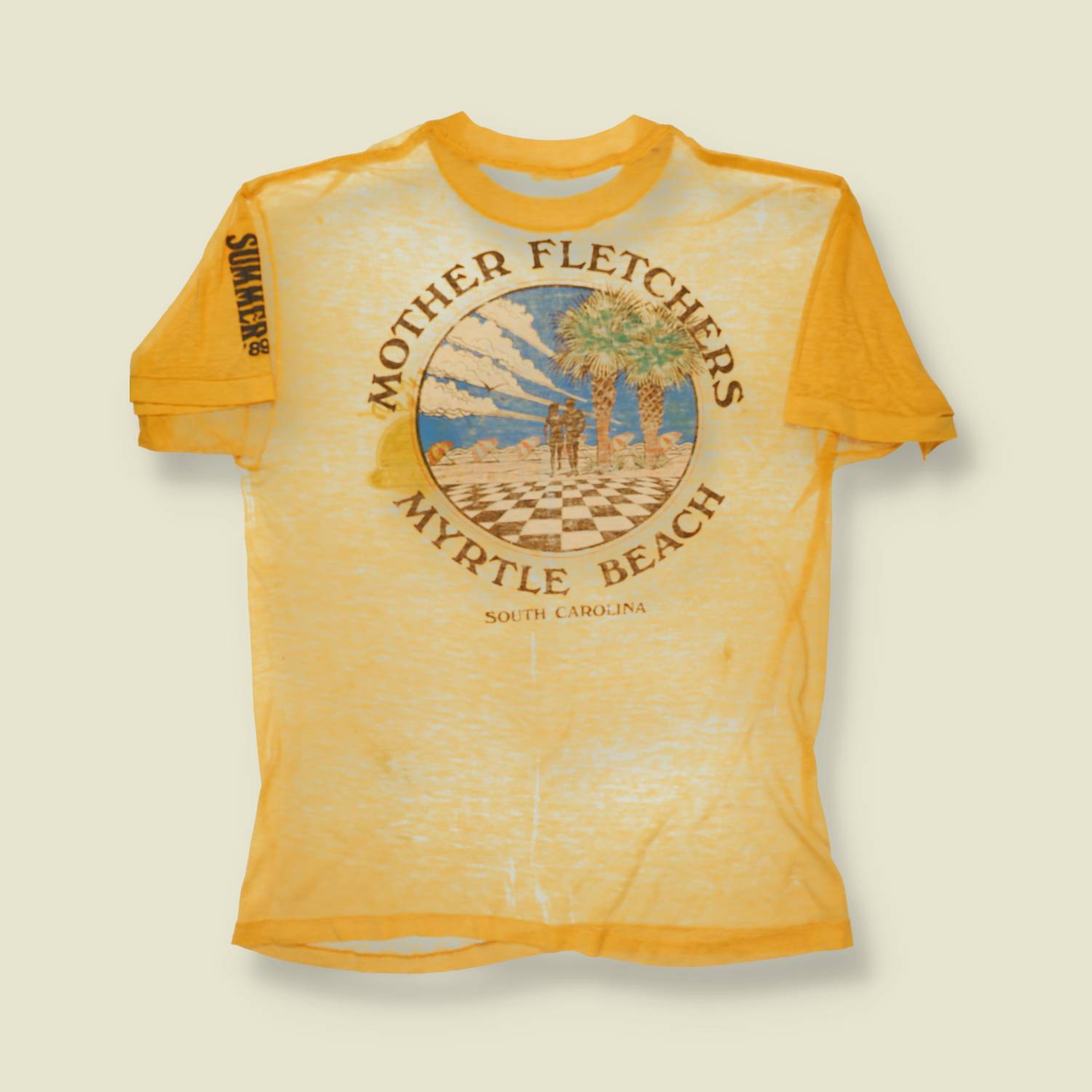 1989 Myrtle Beach Paper Thin Tee - S