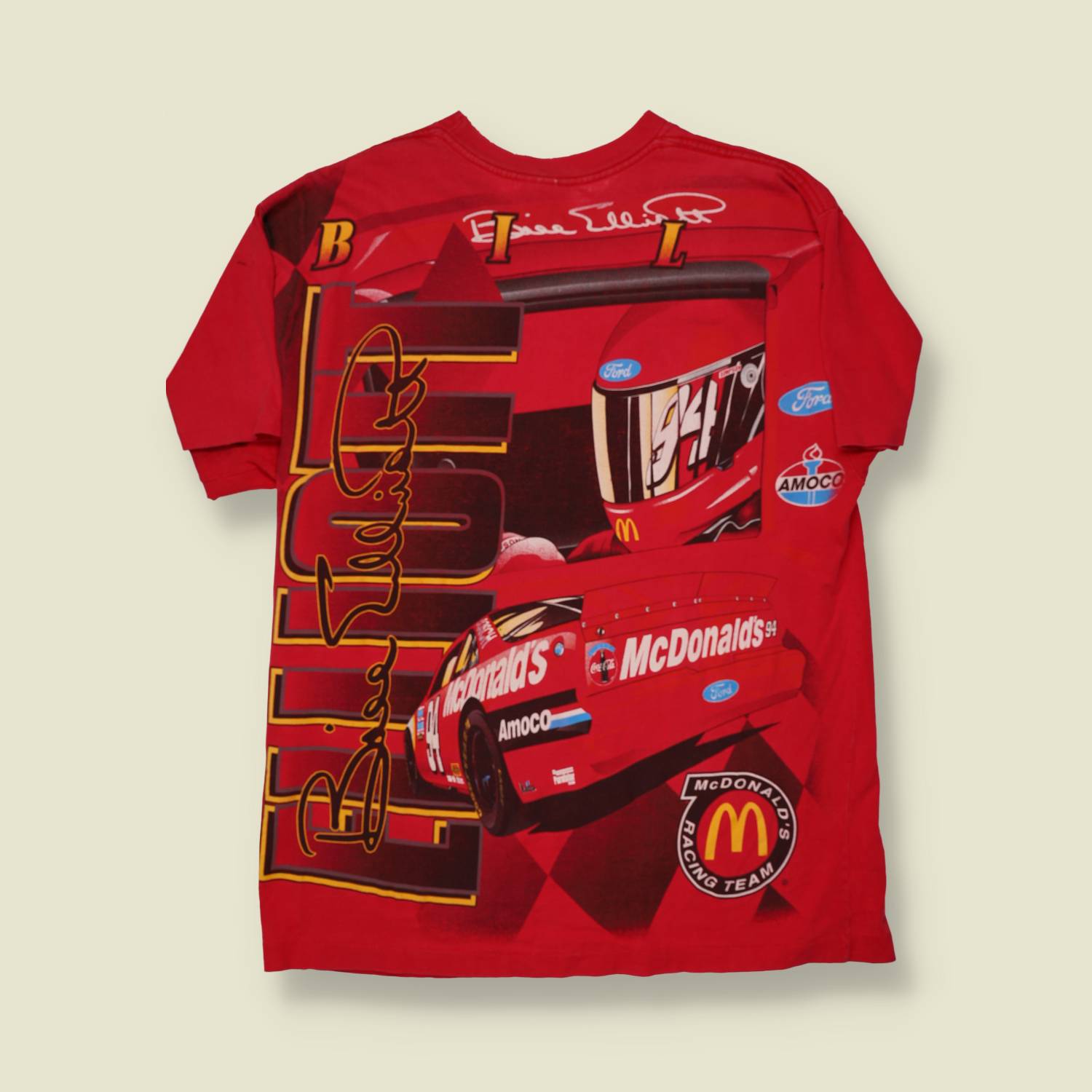 1995 Billie Elliot McDonalds Corp Racing Tee - M