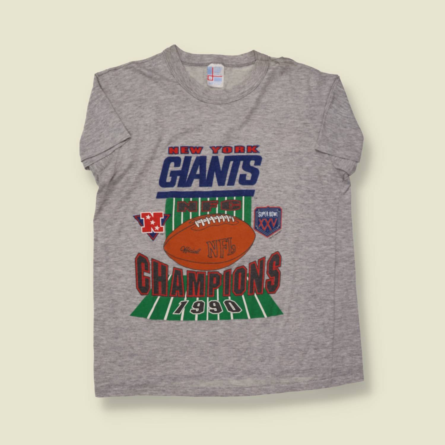 1990 Giants Champions NFL Tee - M