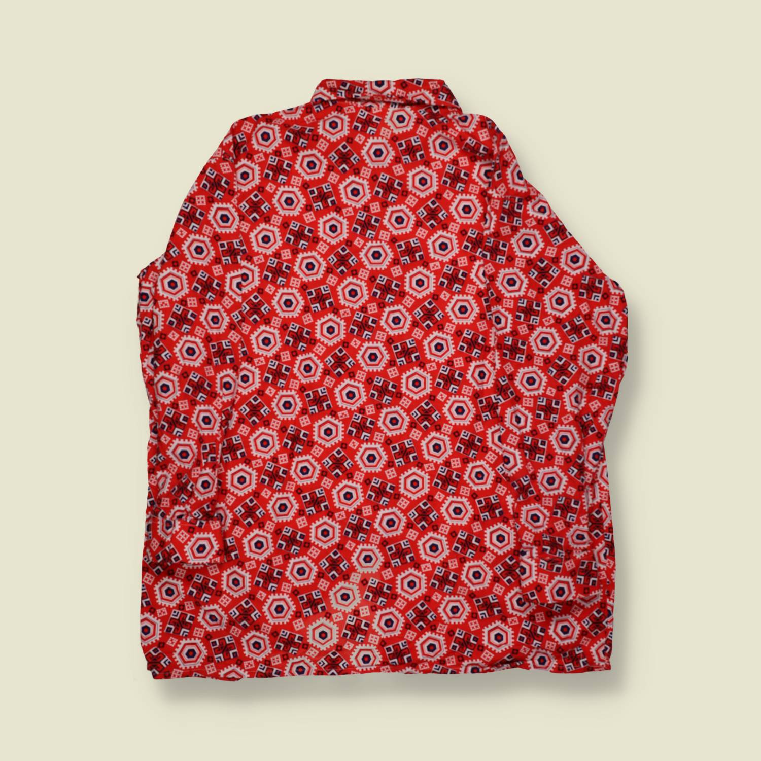 1970s Print Shirt - XL