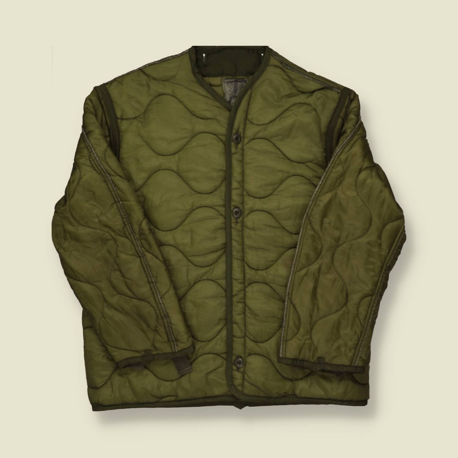 1990s US Military Quilted M65 Jacket Liner - S