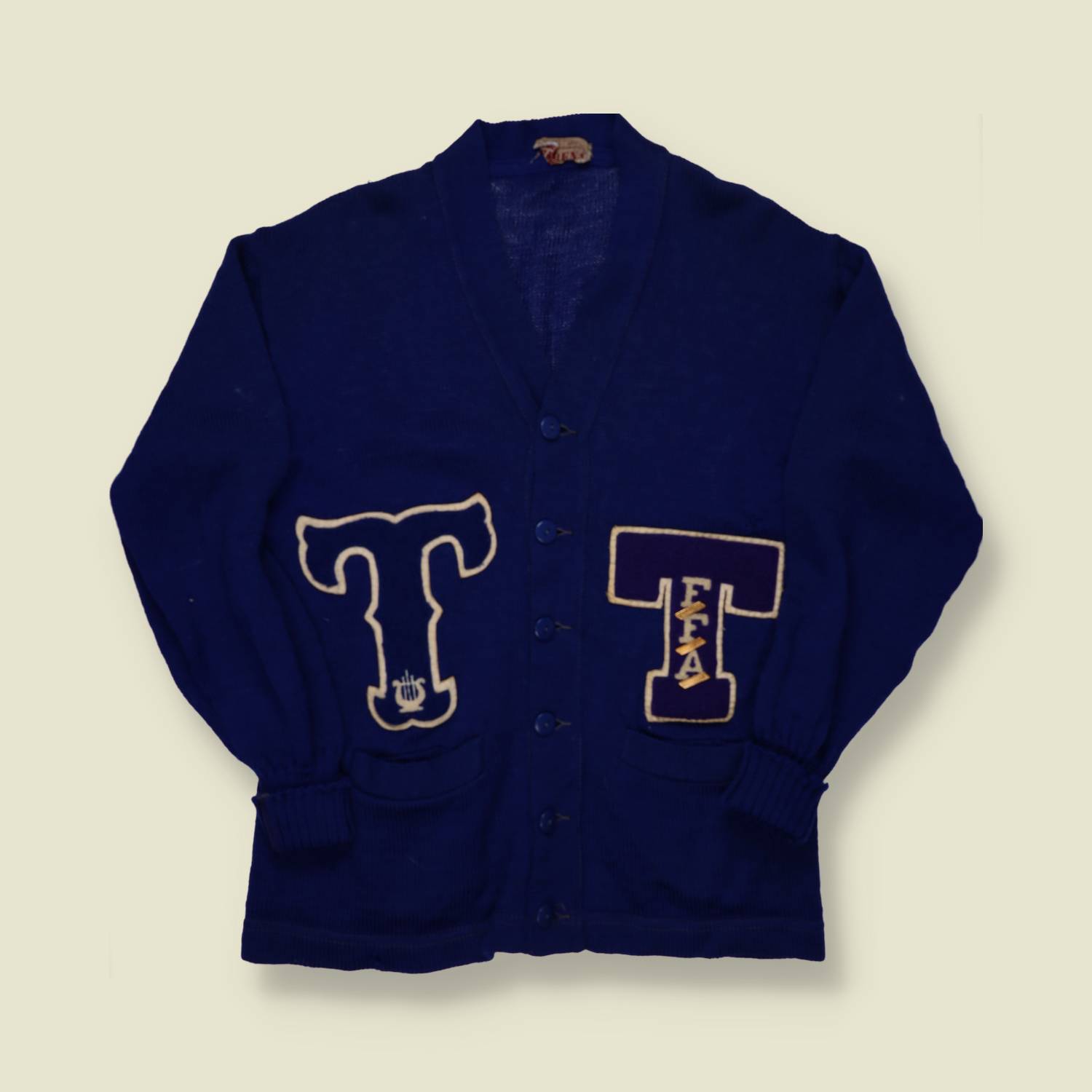 40s/50s Letterman Cardigan - XS/S