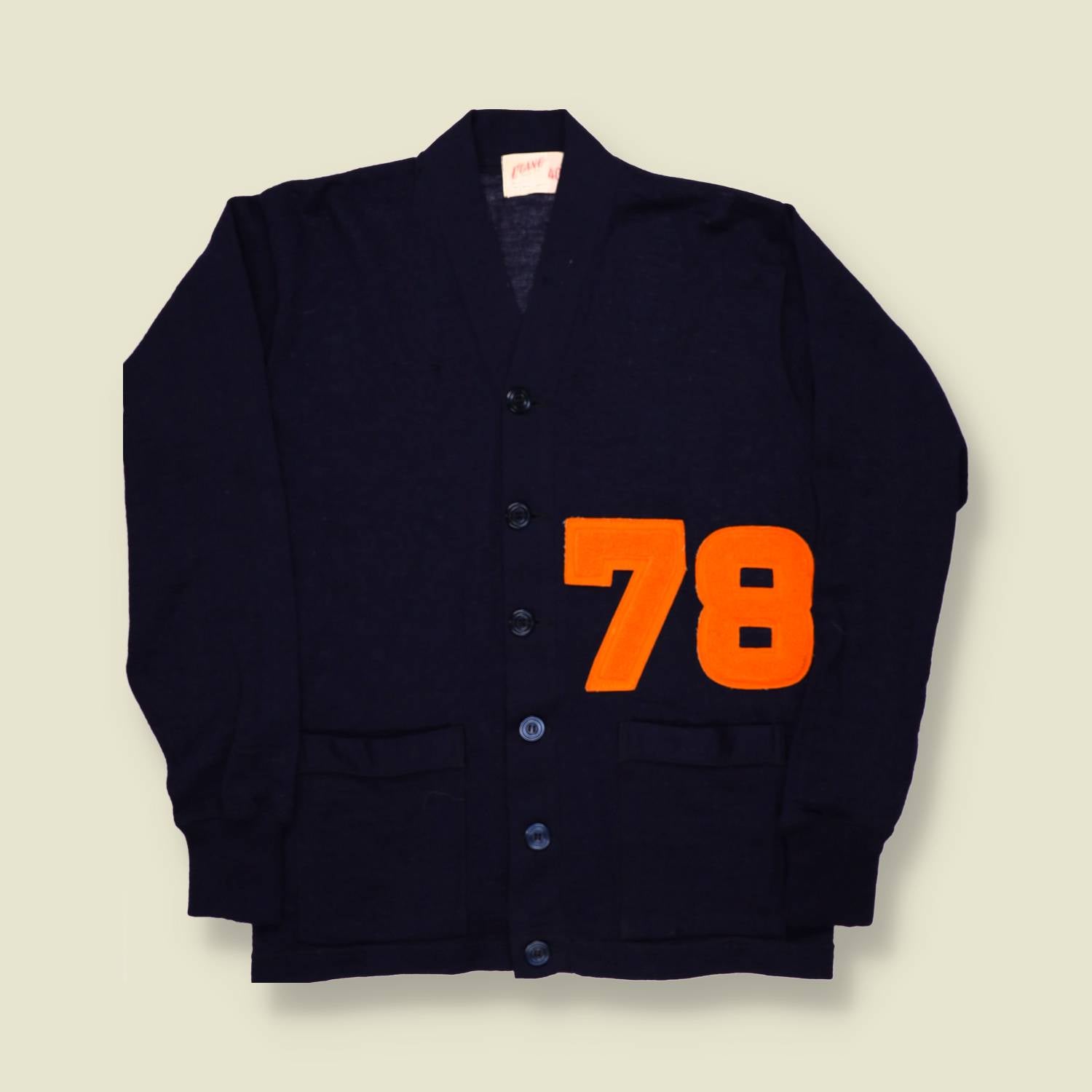 1970s Letterman Cardigan - M