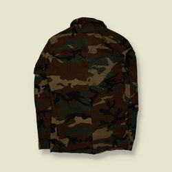 1990s | Italian Army | Woodland Camouflage Field Jacket | Mimetico – S