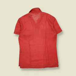 1980s | Bull & Bear | Short Sleeve Polo Shirt | Red – M